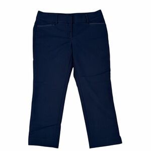 7th Avenue Navy Blue Cropped Pants